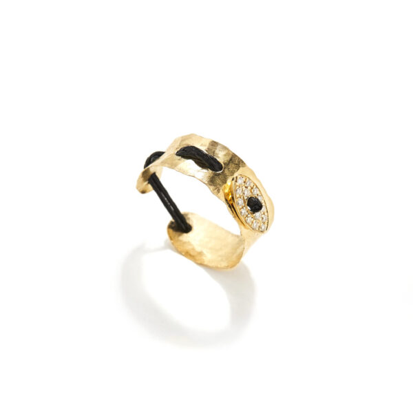 Argos gold ring with diamonds