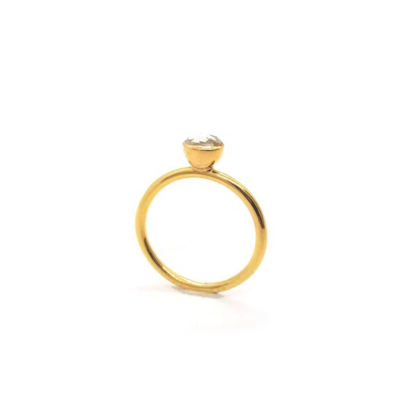 Marry me gold wedding ring