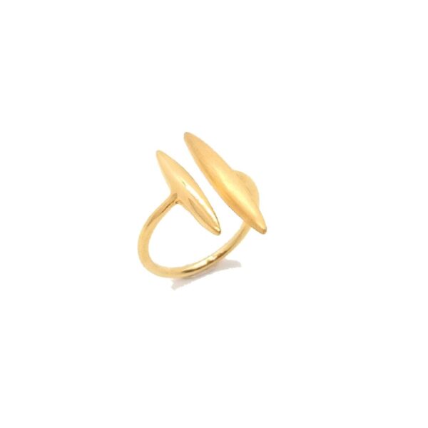 Two  together gold ring